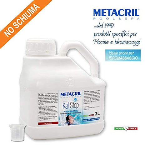 METACRIL - Kal Stop - concentré anticalcaire 5 lt | Produit piscines, spa