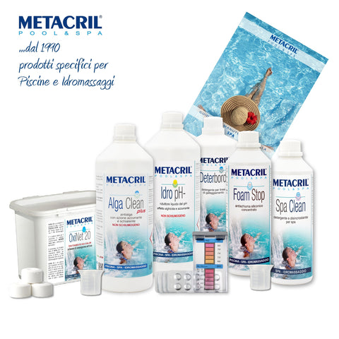 METACRIL - Oxi Spa Kit - entretien et nettoyage à l'oxygène | Produit piscines. spa