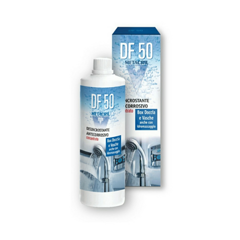 METACRIL - DF50 - Détartrant anticorrosion concentré 500 ml | Produit sanitaire, cabine de douche, baignoires à remous