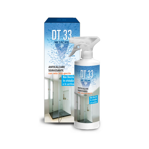 METACRIL - DT33 - Nettoyant anti-tartre 500 ml | Produit pour cabine de douche
