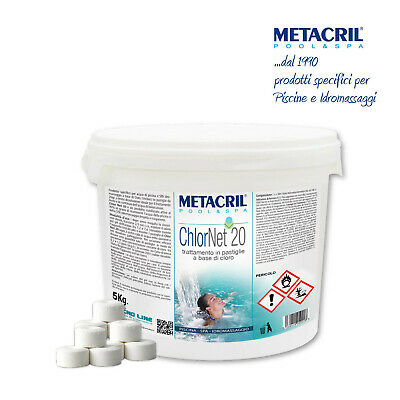 METACRIL - Chlor Net 20 - 5KG | Produit spa
